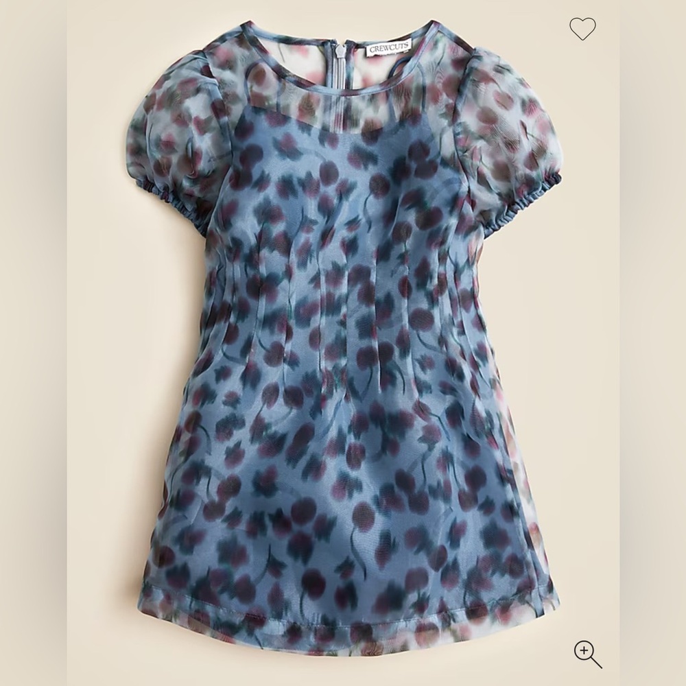 J. Crew Blue and Purple Kids Formal Dress